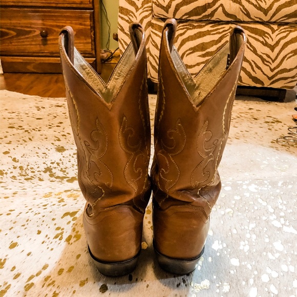 Justin Women's Golden Saltillo Boots L4954; 9 C - Picture 3 of 4